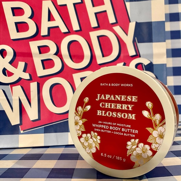 Bath & Body Works Other - Japanese Cherry Blossom Whipped Body Butter Bath & Body Works Full Size6.5oz NEW